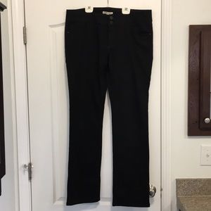 CAbi straight leg black jeans